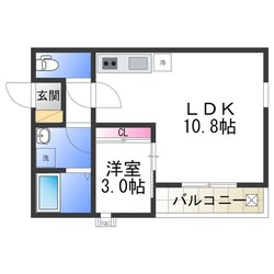 パロス東住吉の物件間取画像